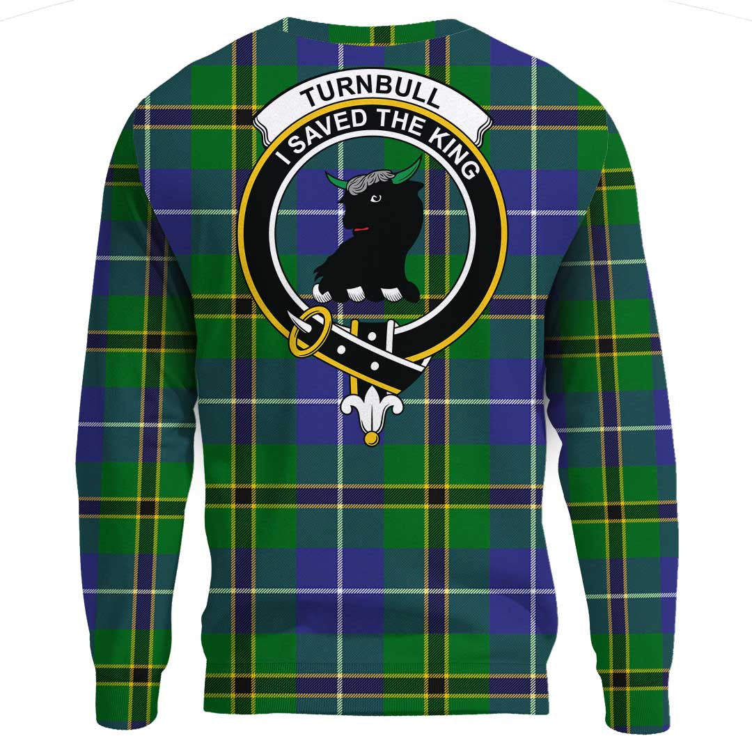 Turnbull Hunting Tartan Crest Sweatshirt