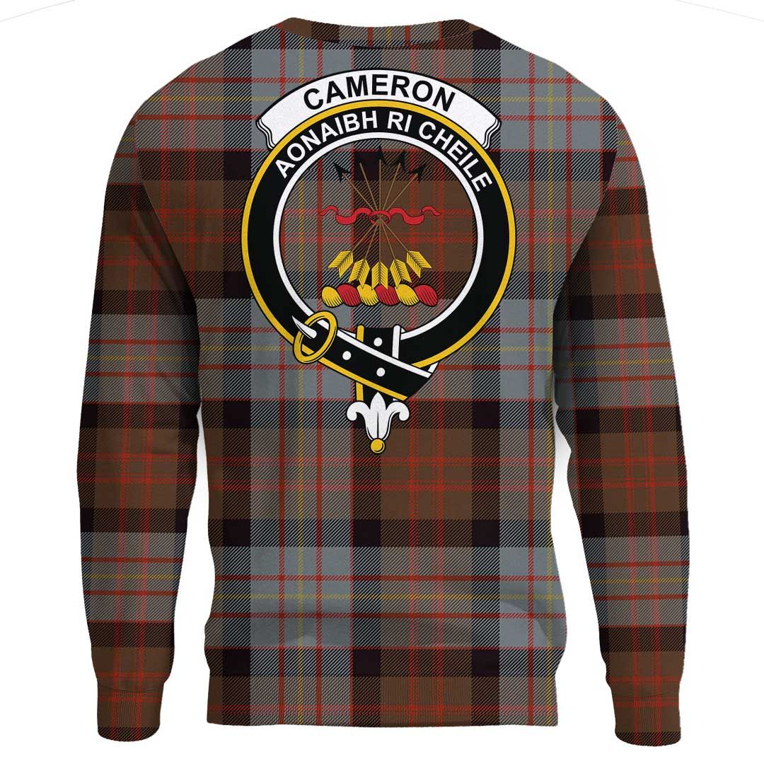 Cameron of Erracht Weathered Tartan Crest Sweatshirt