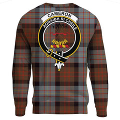 Cameron of Erracht Weathered Tartan Crest Sweatshirt