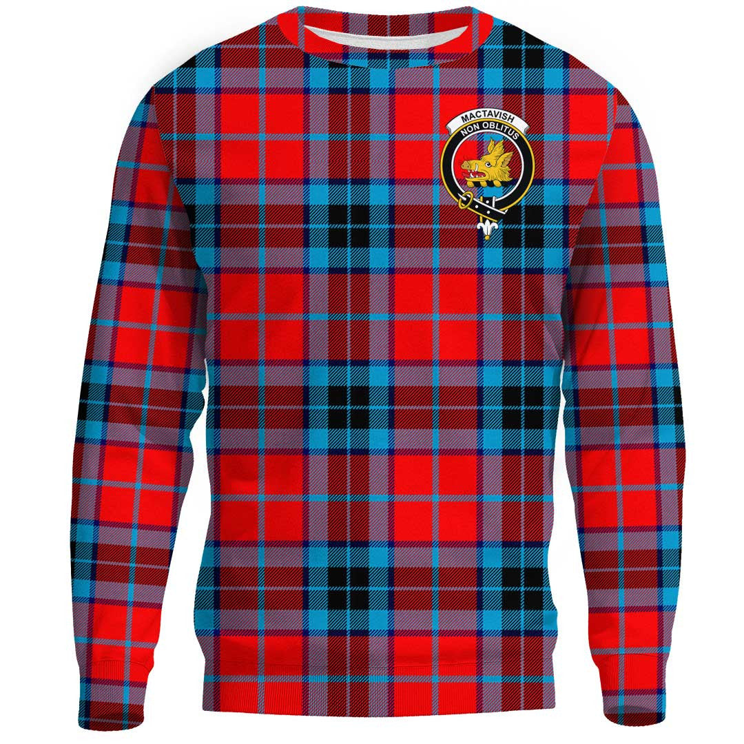 MacTavish Modern Tartan Crest Sweatshirt