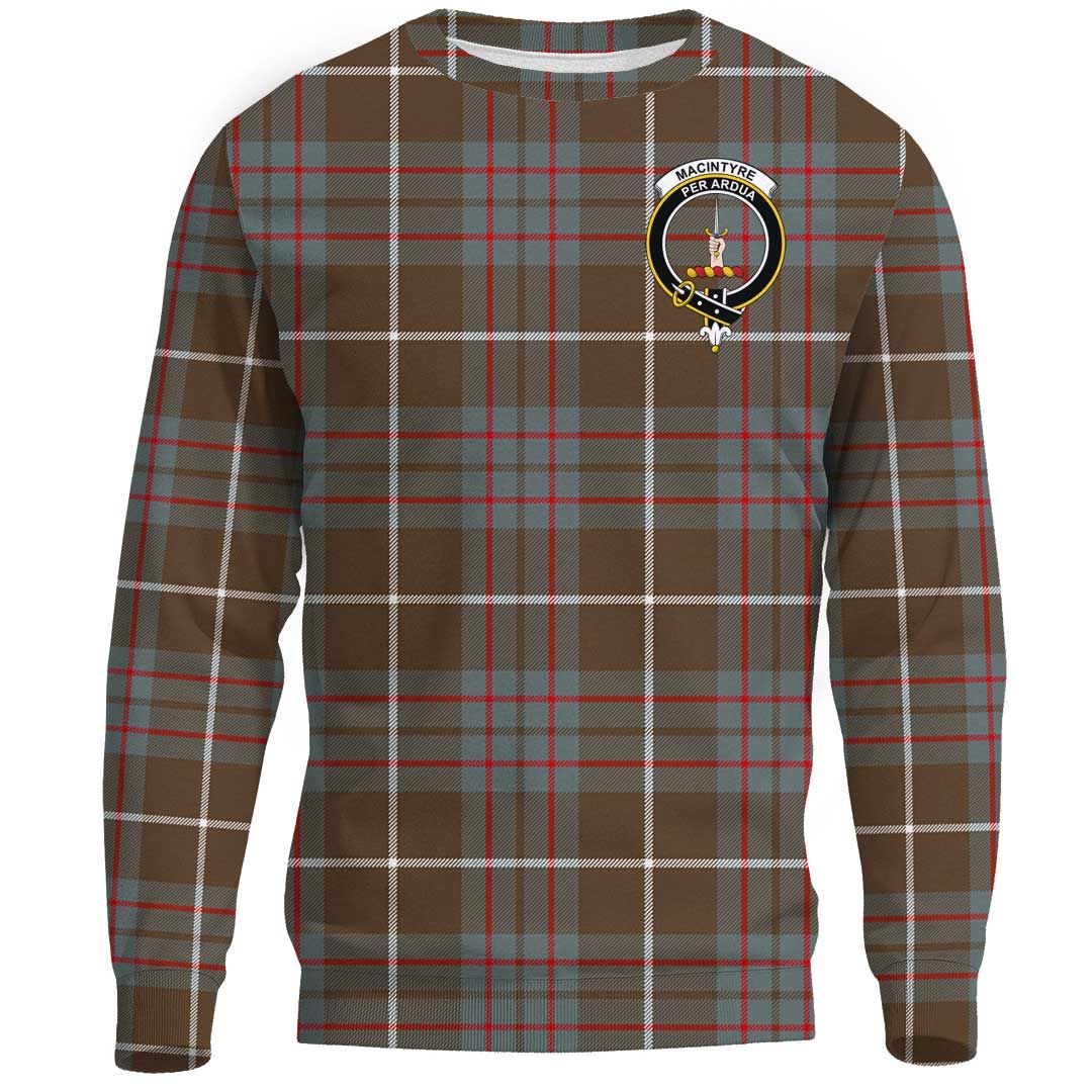 MacIntyre Hunting Weathered Tartan Crest Sweatshirt