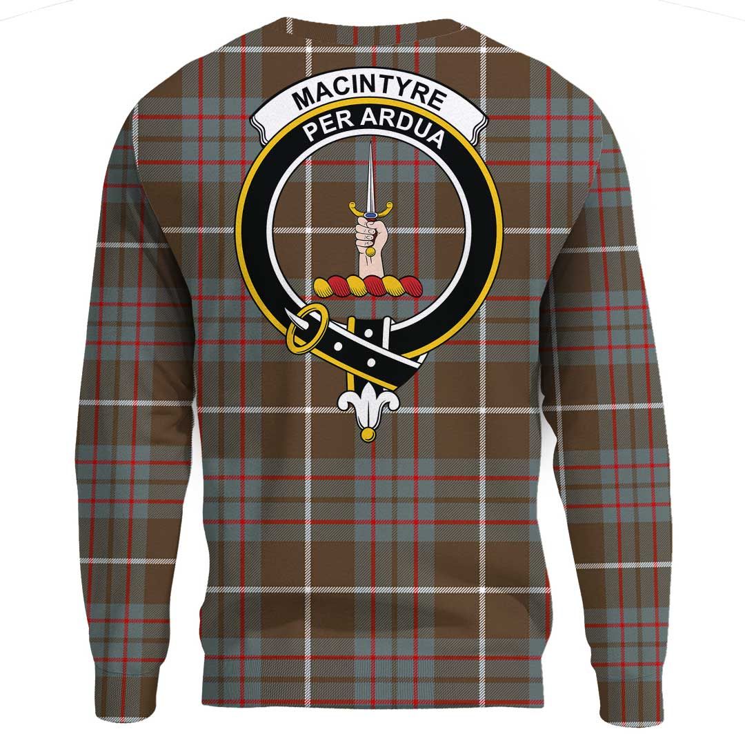 MacIntyre Hunting Weathered Tartan Crest Sweatshirt