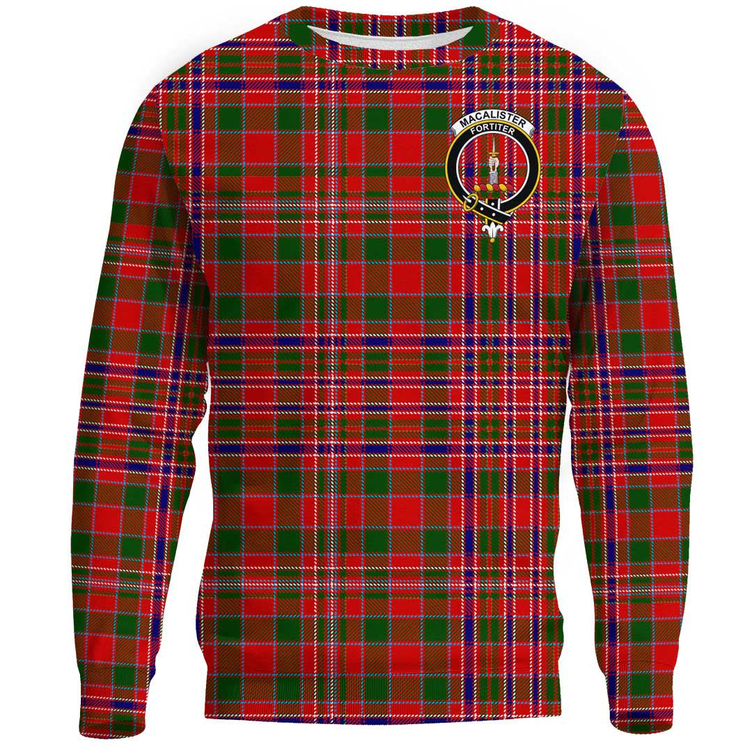 MacAlister Modern Tartan Crest Sweatshirt