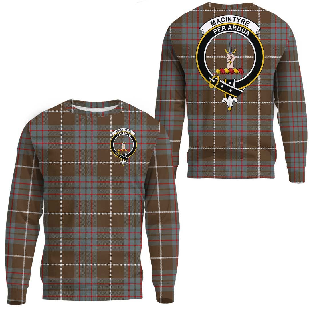 MacIntyre Hunting Weathered Tartan Crest Sweatshirt