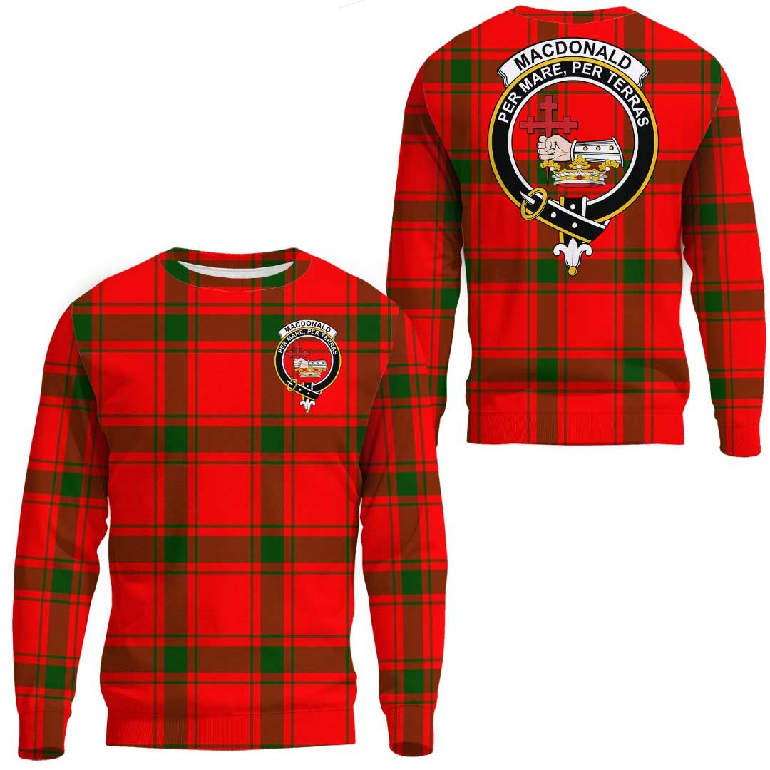 MacDonald of Sleat Tartan Crest Sweatshirt