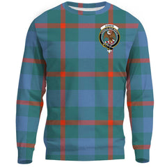 Agnew Ancient Tartan Crest Sweatshirt