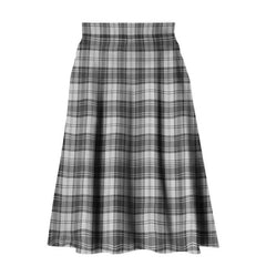 Douglas Grey Modern Tartan Plaid Ladies Skirt