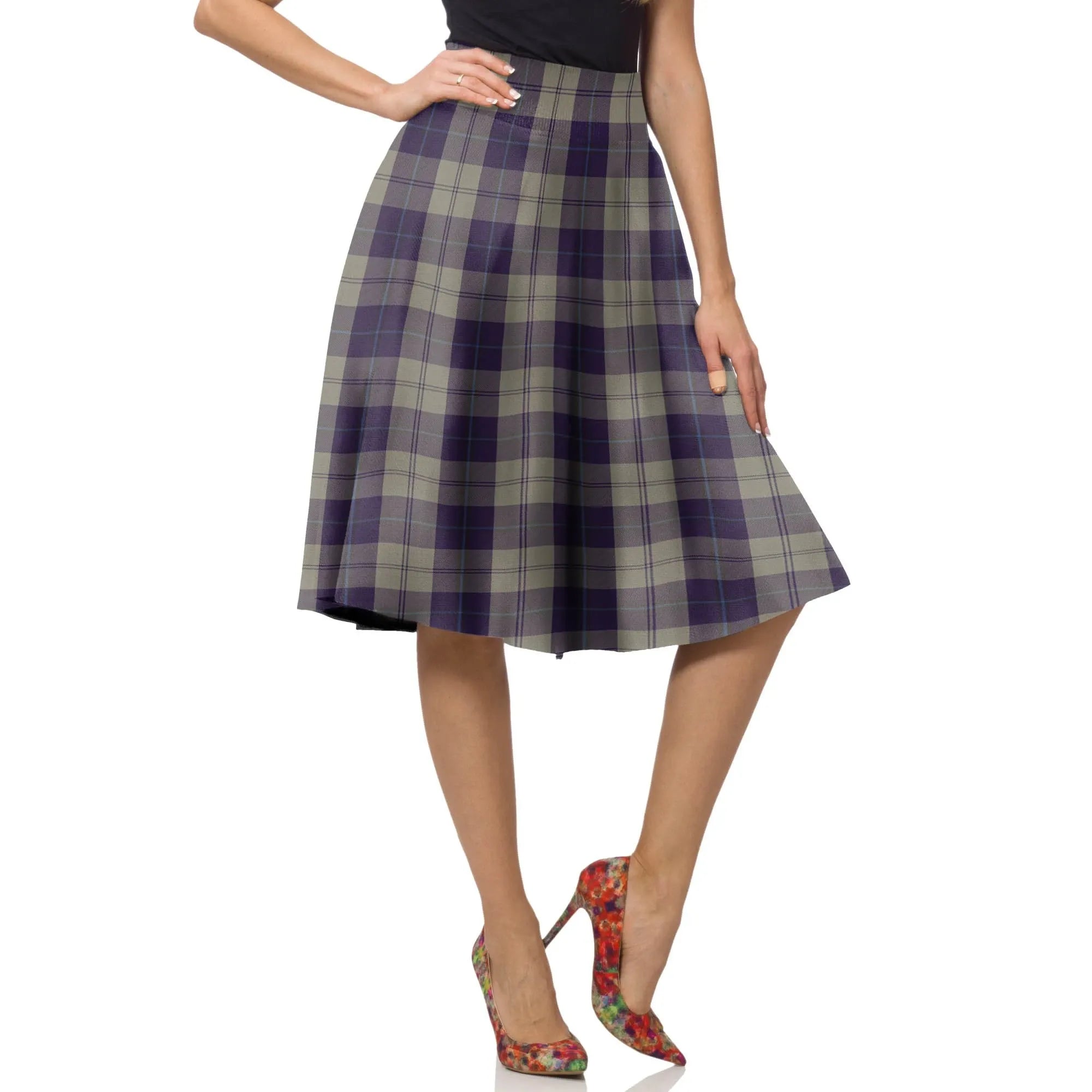Cunningham Dress Blue Dancers Tartan Plaid Ladies Skirt