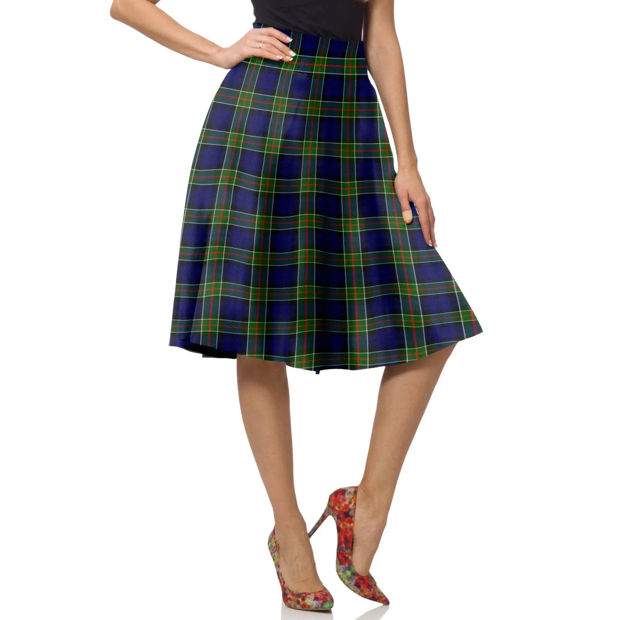 Colquhoun Modern Tartan Plaid Ladies Skirt