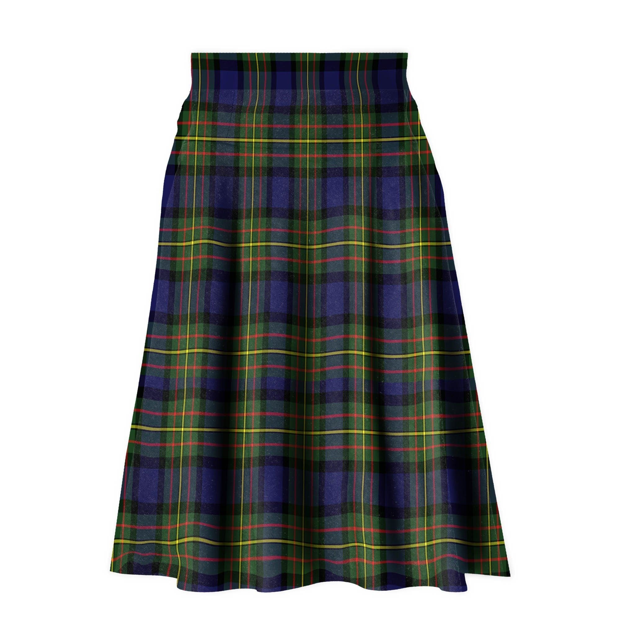 MacLaren Modern Tartan Plaid Ladies Skirt