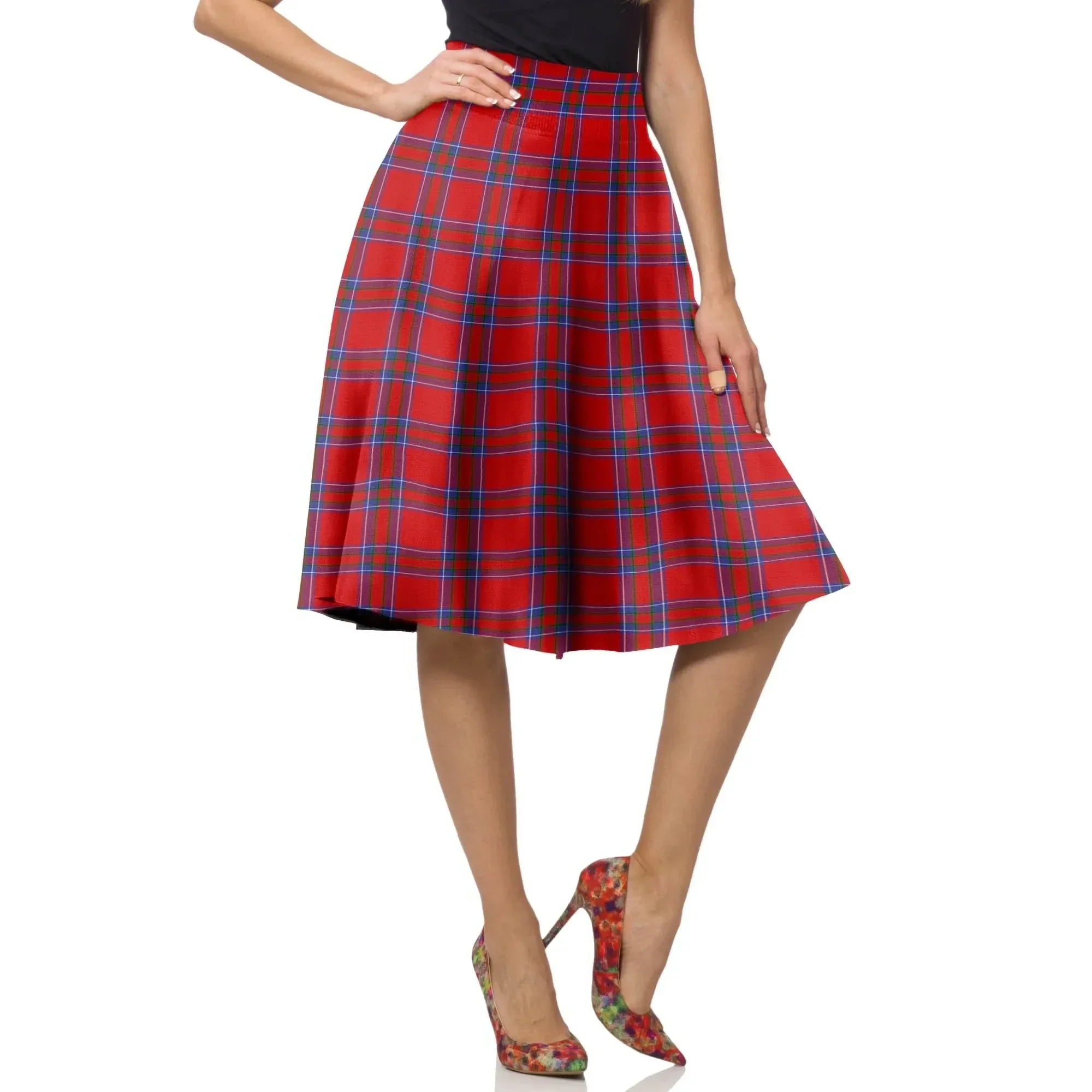 Inverness District Tartan Plaid Ladies Skirt