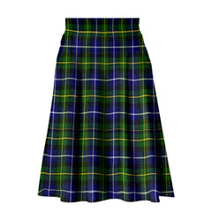 MacNeill of Barra Modern Tartan Plaid Ladies Skirt