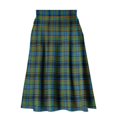 Gillies Ancient Tartan Plaid Ladies Skirt