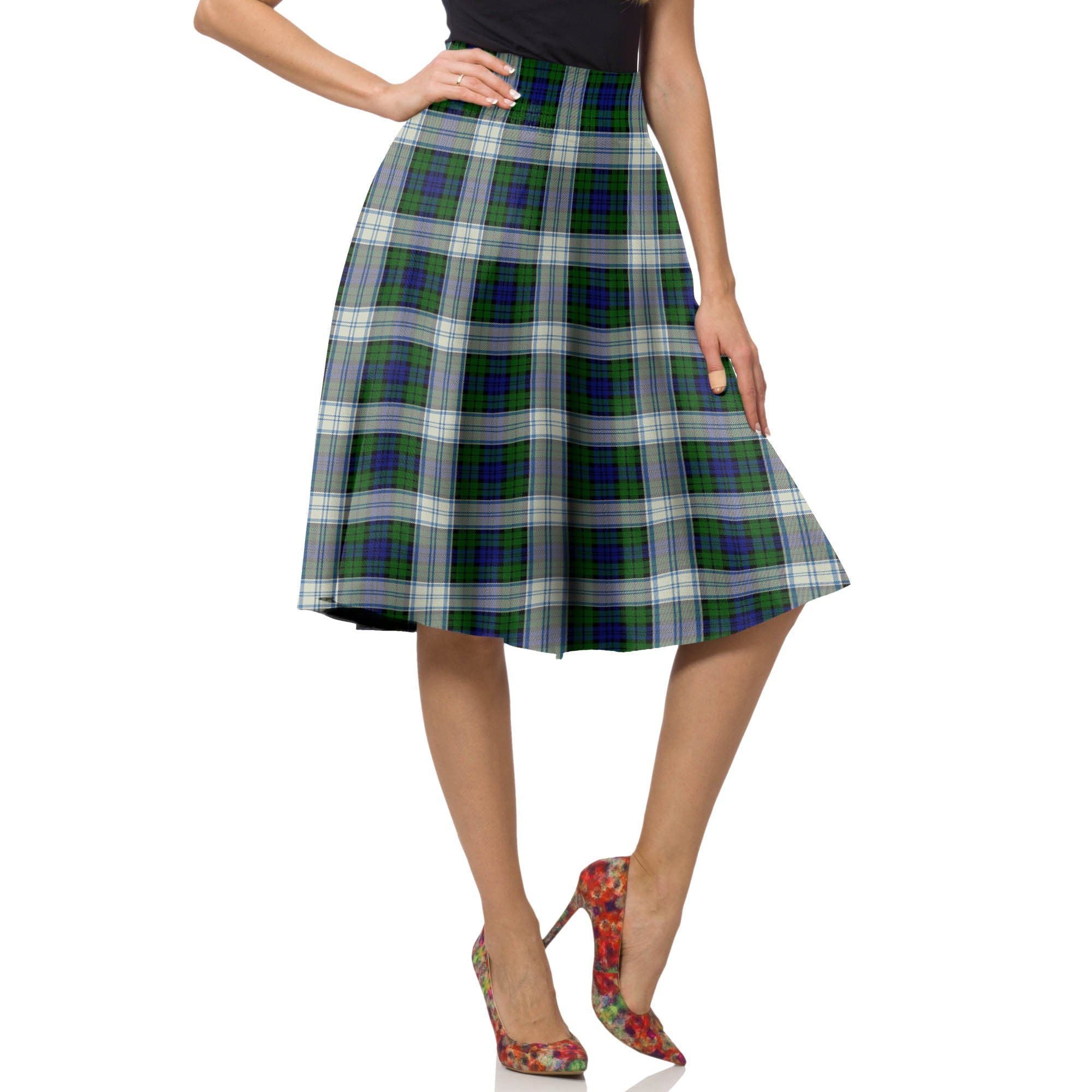 Blackwatch Dress Modern Tartan Plaid Ladies Skirt