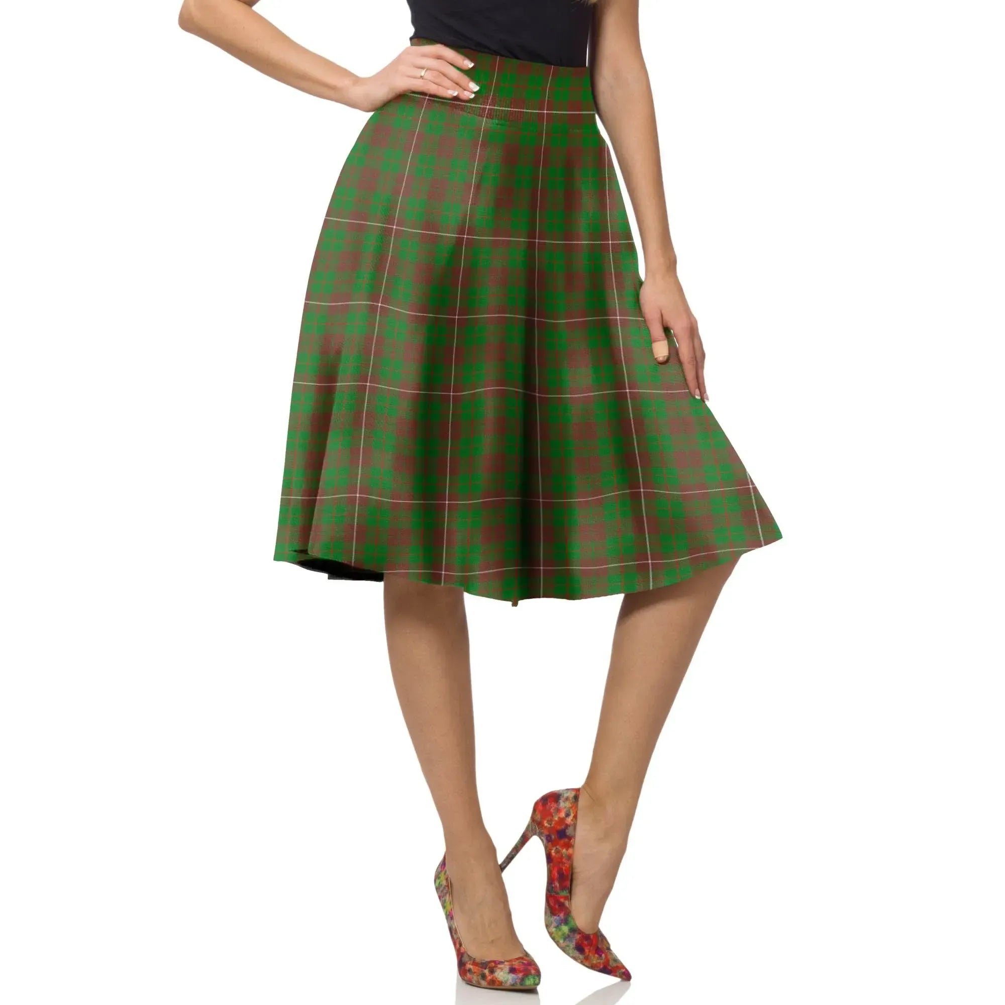 MacKinnon Hunting Modern Tartan Plaid Ladies Skirt