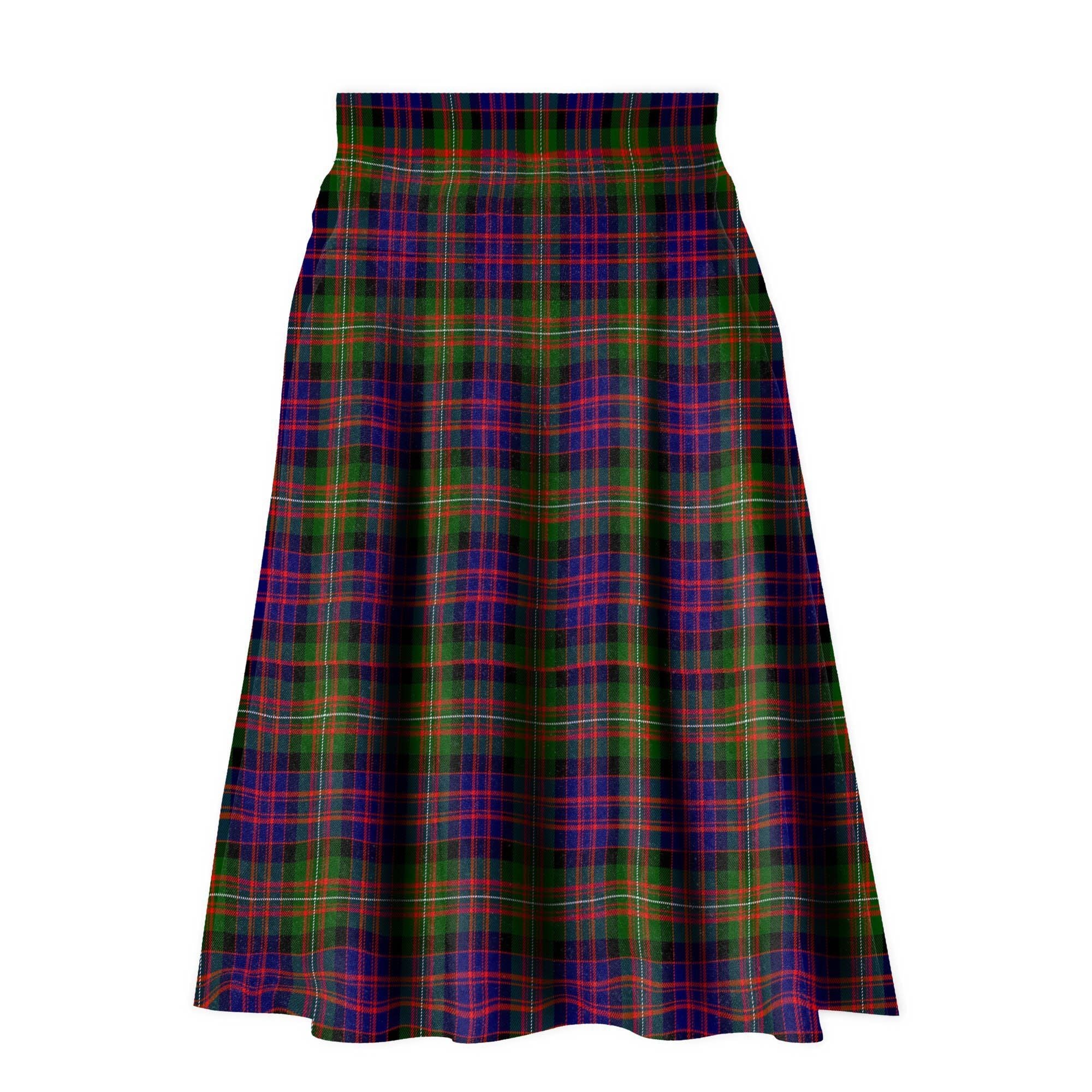 MacDonnell of Glengarry Modern Tartan Plaid Ladies Skirt