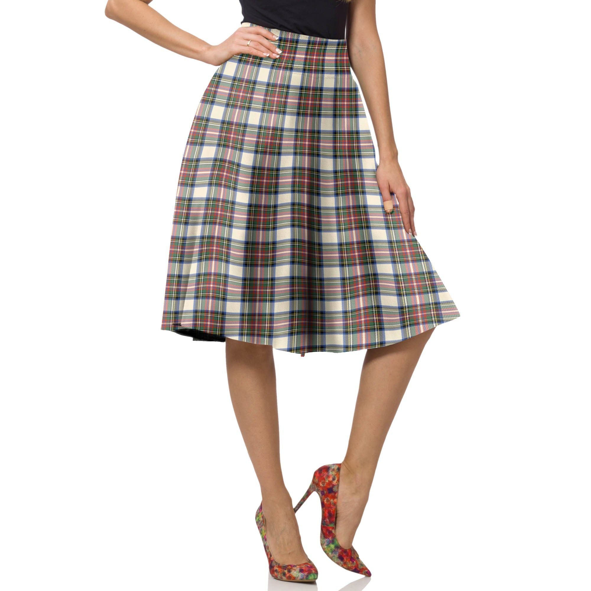 Princess Margaret Tartan Plaid Ladies Skirt