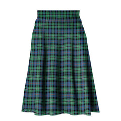 Rose Hunting Ancient Tartan Plaid Ladies Skirt