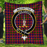 MacIntyre Modern Tartan Crest Quilt