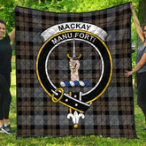 MacKay Weathered Tartan Crest Quilt
