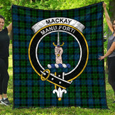 MacKay Modern Tartan Crest Quilt