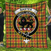 Baxter Modern Tartan Crest Quilt