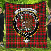 MacKinnon Modern Tartan Crest Quilt