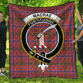 MacRae Ancient Tartan Crest Quilt