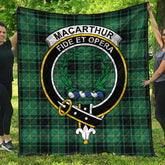 MacArthur Ancient Tartan Crest Quilt