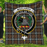 MacLaren Weathered Tartan Crest Quilt