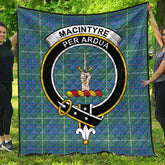MacIntyre Hunting Ancient Tartan Crest Quilt