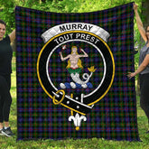 Murray of Atholl Modern Tartan Crest Quilt