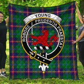 Young Modern Tartan Crest Quilt