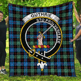 Guthrie Ancient Tartan Crest Quilt