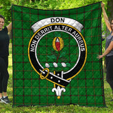 Don (Tribe of Mar) Tartan Crest Quilt