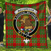 MacGregor Modern Tartan Crest Quilt