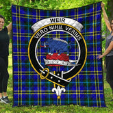 Weir Modern Tartan Crest Quilt