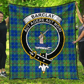 Barclay Hunting Ancient Tartan Crest Quilt