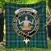 Urquhart Ancient Tartan Crest Quilt