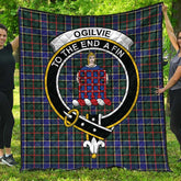 Ogilvie of Airlie Ancient Tartan Crest Quilt