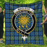 MacLeod of Harris Ancient Tartan Crest Quilt