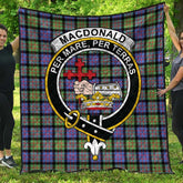 MacDonald Ancient Tartan Crest Quilt