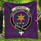 Wardlaw Modern Tartan Crest Quilt