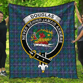 Douglas Modern Tartan Crest Quilt