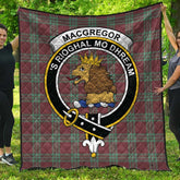 MacGregor Hunting Ancient Tartan Crest Quilt