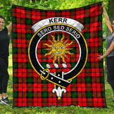Kerr Modern Tartan Crest Quilt