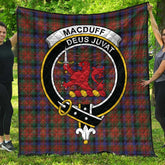 MacDuff Hunting Modern Tartan Crest Quilt