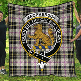 MacPherson Dress Ancient Tartan Crest Quilt