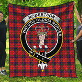 Robertson Modern Tartan Crest Quilt