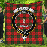 Erskine Modern Tartan Crest Quilt